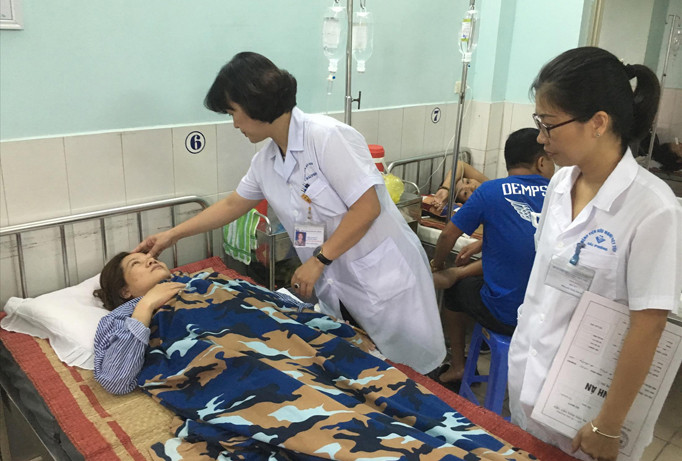 Cô T. đang điều trị tại Bệnh viện Việt Tiệp.