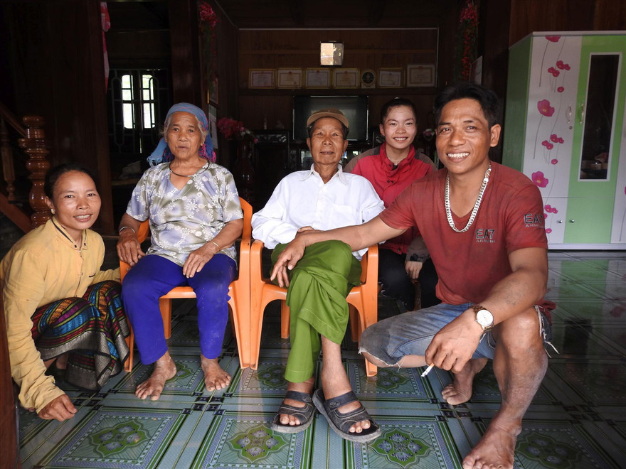 Anh Hải và đại gia đình rất hạnh phúc dưới mái nhà chung