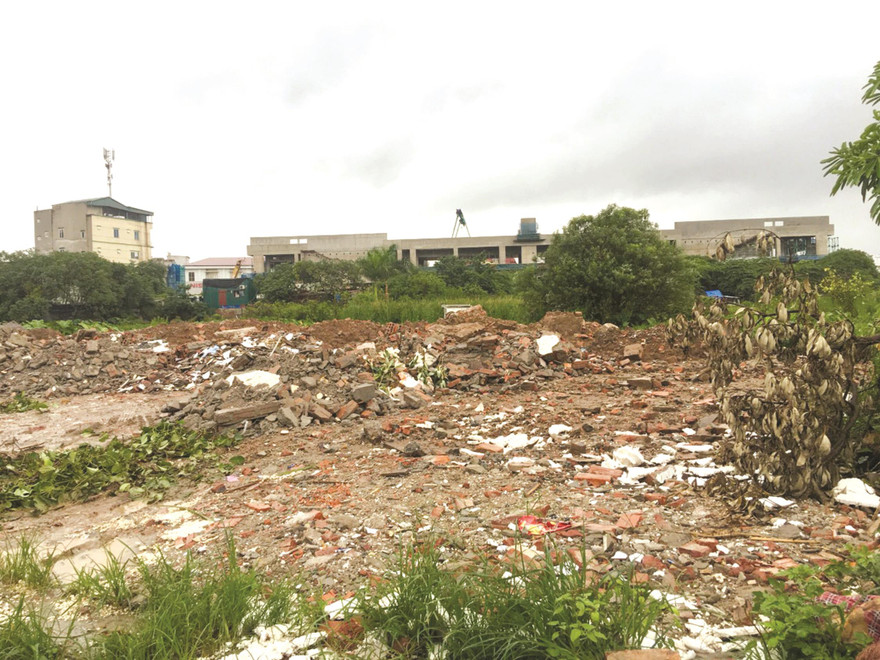 Dự án bãi đỗ xe - nhà ở cho cán bộ công nhân viên tại phường Minh Khai, quận Bắc Từ Liêm dậm chân do GPMB.