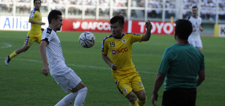 Quang Hải không kịp về nước tập trung cùng đội tuyển Việt Nam sau khi gặp trục trặc ở sân bay Nga Ảnh: AFC