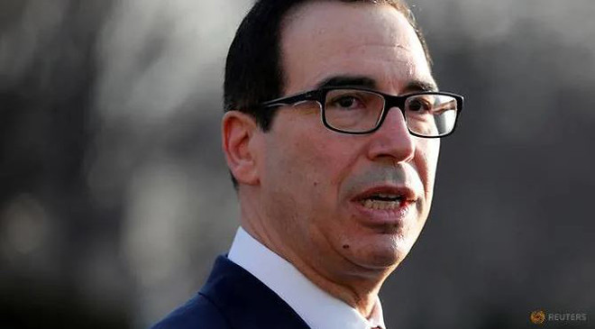 Bộ trưởng Tài chính Mỹ Steven Mnuchin Ảnh: Reuters 