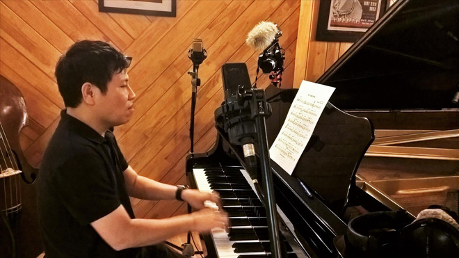 Vũ Quang Trung nổi tiếng với nhiều bản tình ca lãng mạn Ảnh: Trần Nguyễn Anh 