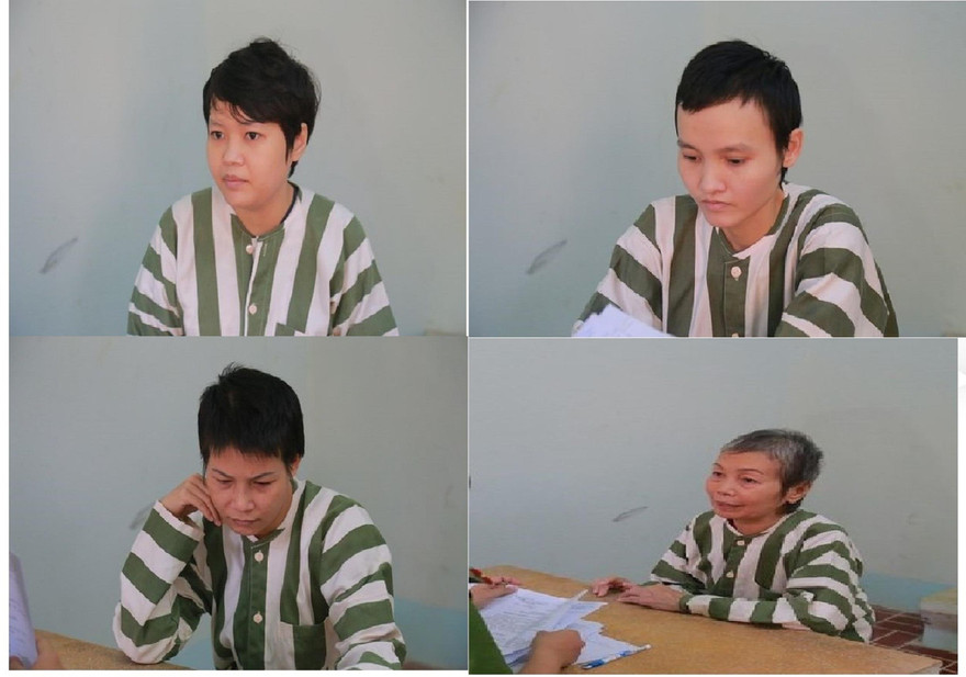 Chân dung nhóm đối tượng gồm: Hà, Thảo, Huyên và Hoa 