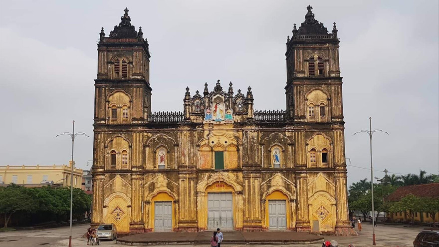 Hiện trạng nhà thờ Bùi Chu Ảnh: M.Đ 