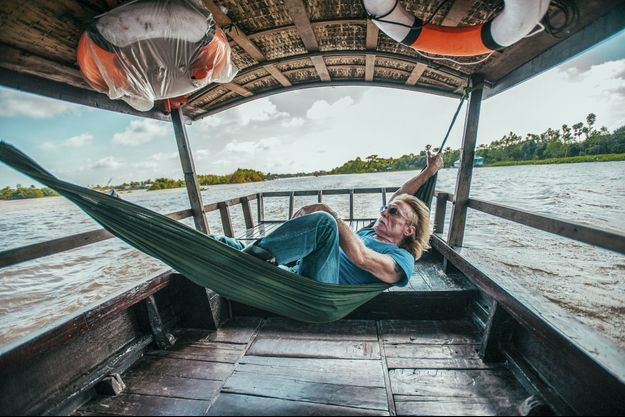 Christophe trên sông Mê Kông