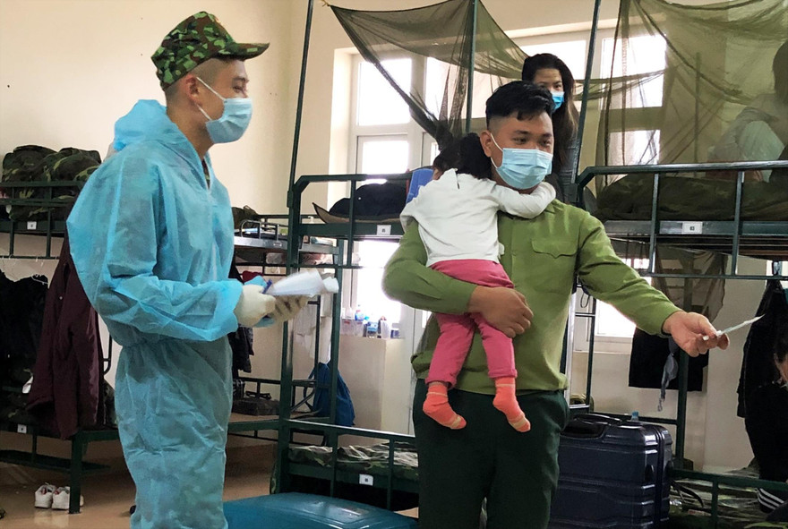 Những hình ảnh tại khu cách ly Trường Quân sự Bộ Tư lệnh Thủ đô, Sơn Tây