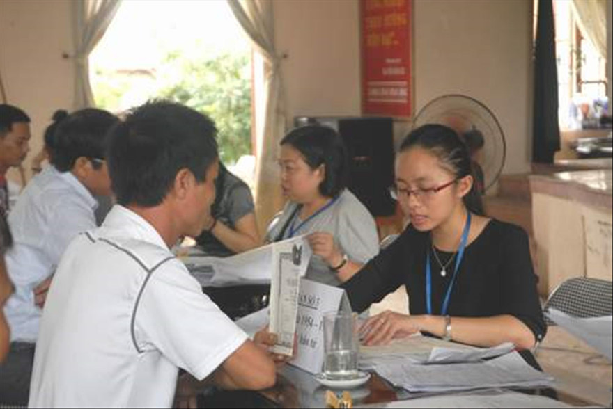 Hoạt động tư vấn cho thân nhân liệt sỹ được Trung tâm MARIN triển khai ở nhiều địa phương. Ảnh: Trung tâm MARIN 