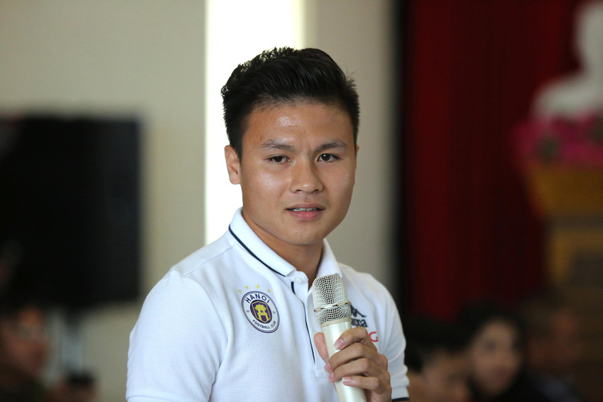 Cầu thủ Nguyễn Quang Hải. Ảnh: Như Ý