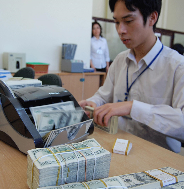 Dự trữ ngoại hối 73 tỷ USD cũng mới chỉ tương đương với khoảng hơn 14 tuần nhập khẩu. Ảnh: Nhật Minh 