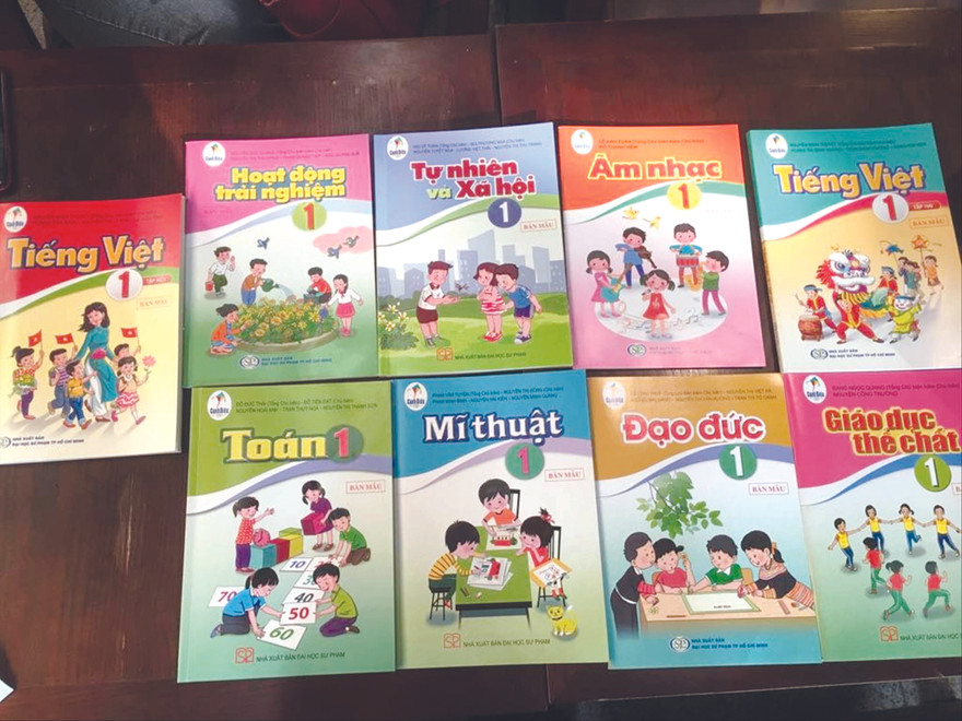 Liệu học sinh TPHCM có cơ hội được học những bộ SGK khác, ngoài bộ “Chân trời sáng tạo”? Ảnh:Nghiêm Huê