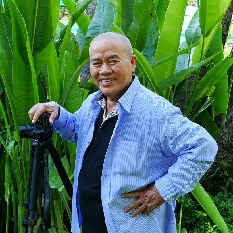 Ông Trần Bích Sen trong một lần tác nghiệp 