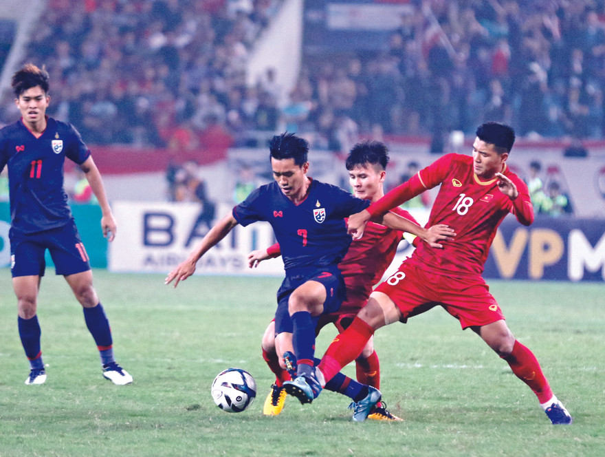 Ðội tuyển U22 Việt Nam đang sở hữu lứa tuổi cầu thủ trẻ nhưng dày kinh nghiệm thi đấu. Ảnh: Như Ý