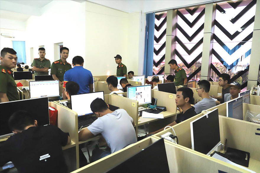 Ðường dây đánh bạc tại Hải Phòng. Ảnh: Cơ quan công an cung cấp 