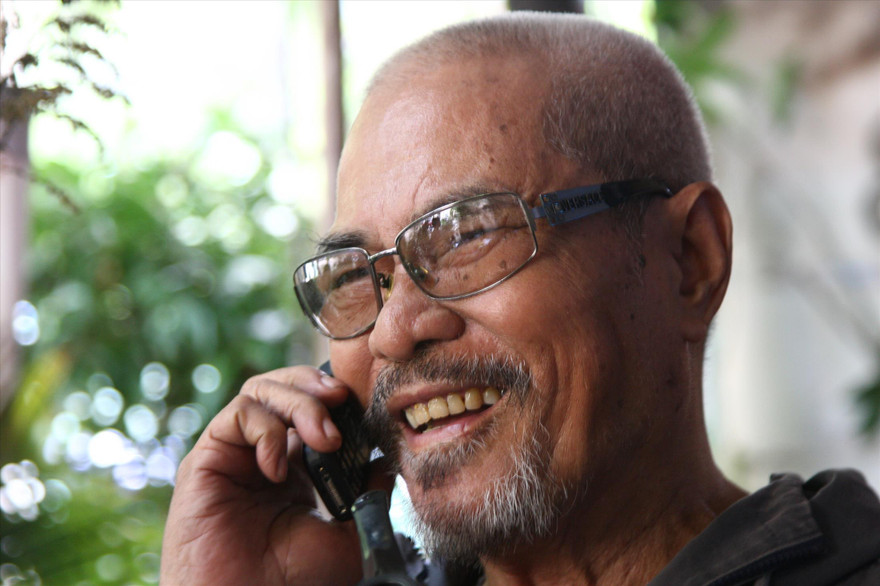 Nhà thơ Phan Vũ. Ảnh: NGUYỄN ÐÌNH TOÁN