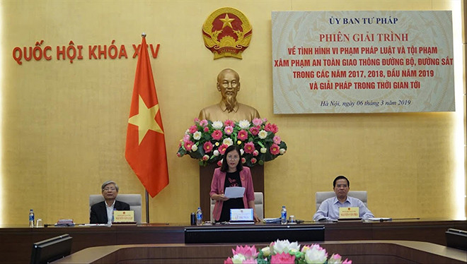 Ủy ban Tư pháp tổ chức phiên giải trình 