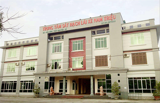 Một trong 2 Trung tâm cấp chứng chỉ cho 38 trường hợp người dân tộc thiểu số thi sát hạch lái xe ở Hải Phòng ​