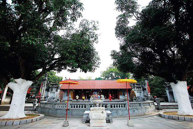 Một góc quang cảnh Đền Hai Bà Trưng 