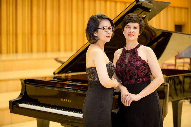 Nhóm Duo Mây. Ảnh: Hồng Trang