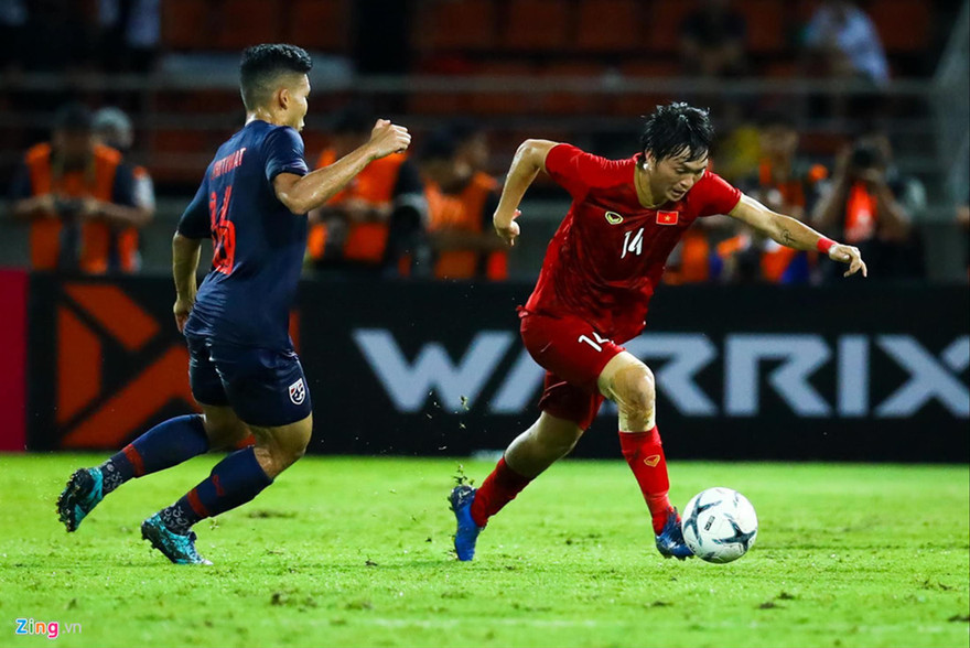 Tuấn Anh đã có màn trình diễn rất thuyết phục trên sân Thammasat tối 5/9. Ảnh: Zing.vn