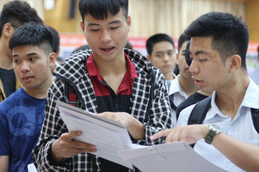 Thí sinh nhập học 2019. Ảnh: Như Ý