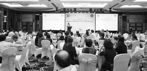 Ðông đảo đại biểu tham dự Hội thảo Quản lý chi phí bệnh đái tháo đường dưới góc nhìn kinh tế y tế