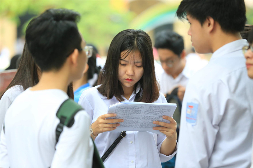 Thi THPT quốc gia 2019. Ảnh: Như Ý 