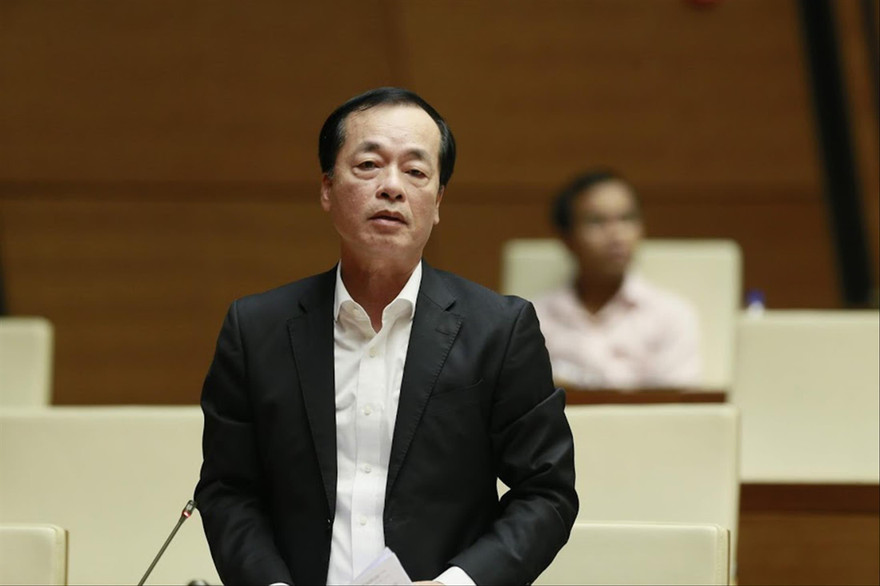 Bộ trưởng Bộ Xây dựng Phạm Hồng Hà. Ảnh: Như Ý