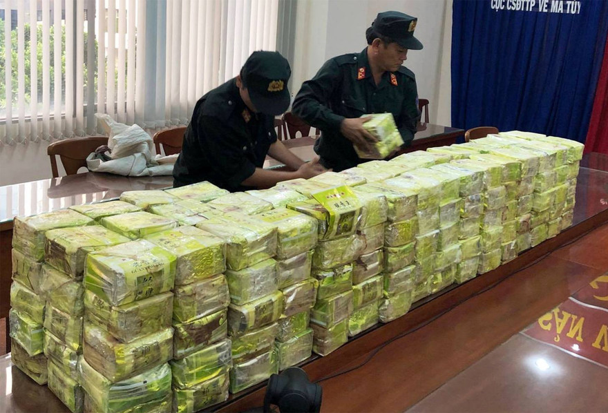 Lực lượng công an thu giữ số lượng lớn ma túy trong một đường dây bị triệt phá mới đây