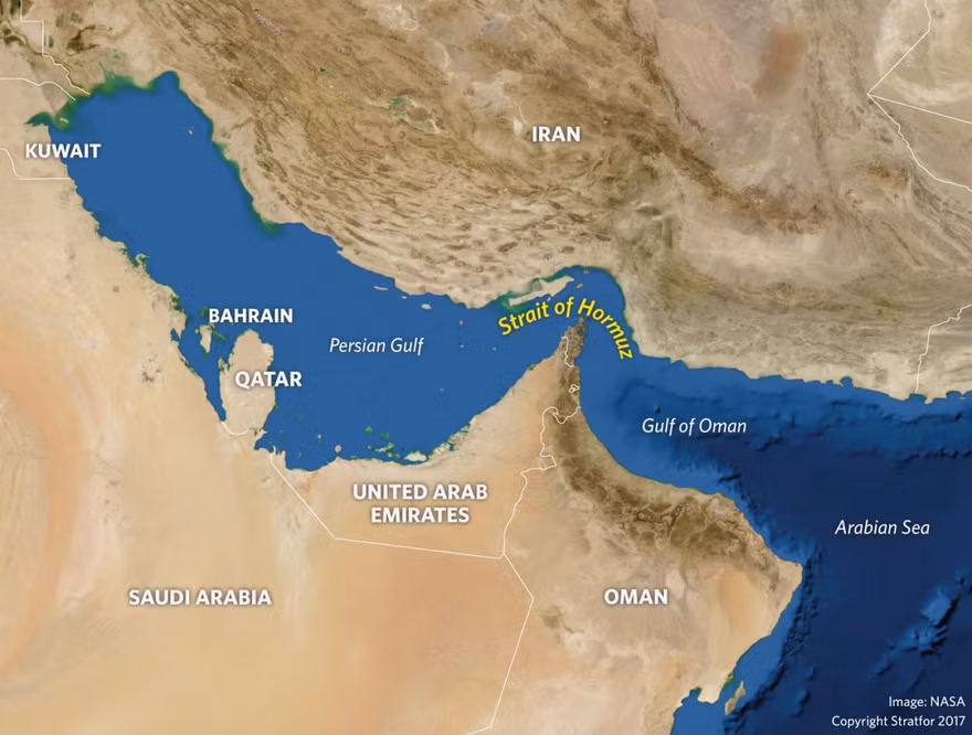 Eo biển Hormuz tạo cho Iran một “đòn bẩy” trước các lực lượng thù địch. Ảnh: Stratfor