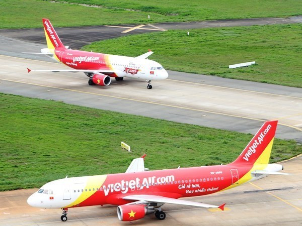 Một chuyến bay của Vietjet Air hạ cánh nhầm đầu đường băng gây uy hiếp an toàn bay. (Ảnh: Vietjet) 
