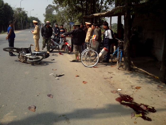 Hiện trường vụ tai nạn