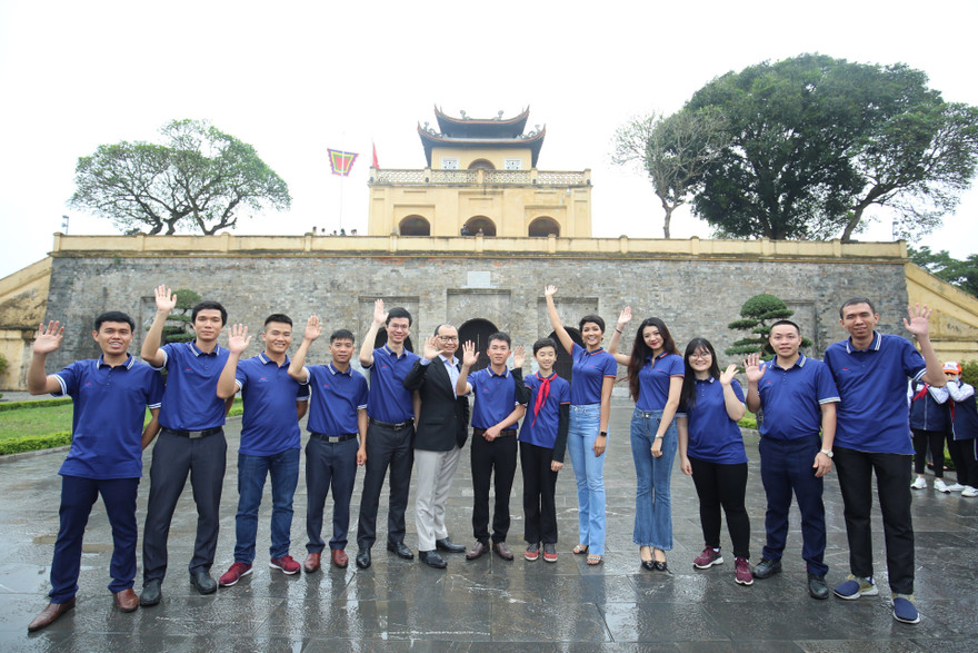 Gương mặt trẻ Việt Nam tiêu biểu tham quan di tích Hoàng Thành Thăng Long ngày 19/3/2019