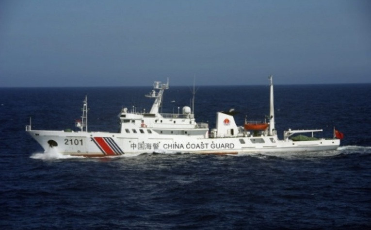 Một tàu hải cảnh Trung Quốc đi vào vùng biển gần quần đảo Senkaku/Điếu Ngư mà Tokyo đang quản lý. Ảnh: Asia Times 