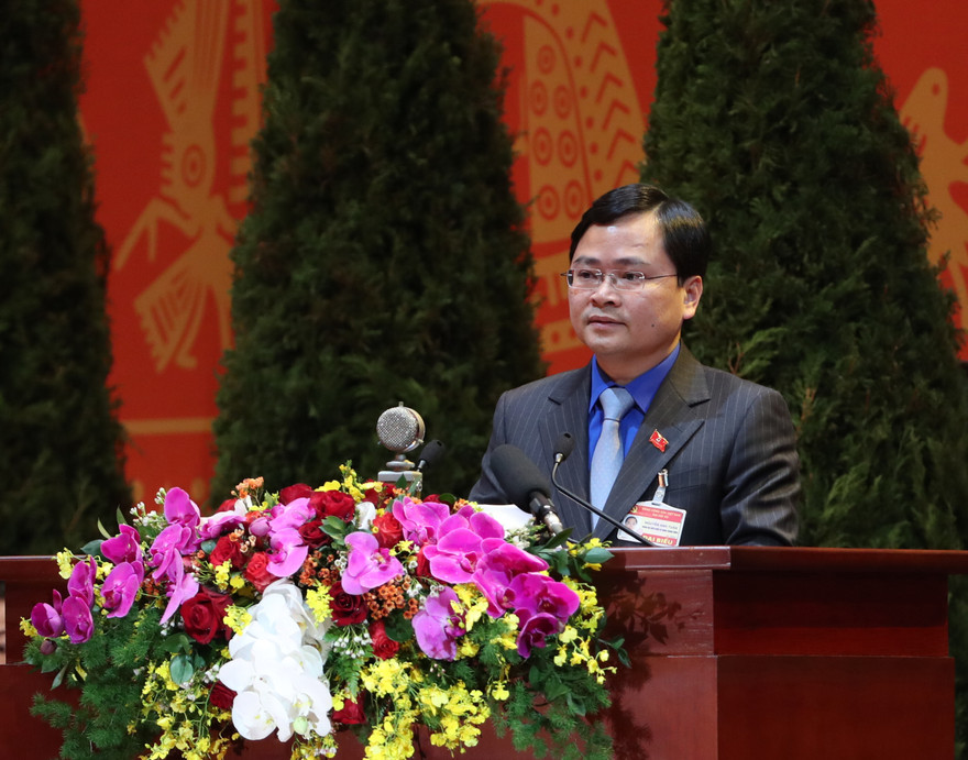 Anh Nguyễn Anh Tuấn, Bí thư thứ nhất Trung ương Đoàn TNCS HCM. Ảnh: NHƯ Ý 