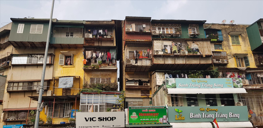 Khu tập thể G6A Thành Công. Ảnh: KIẾN NGHĨA