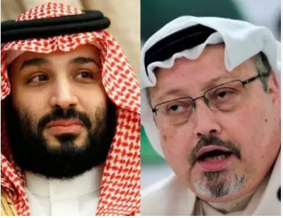 Thái tử Mohammed bin Salman (trái) và nhà báo Khashoggi. Ảnh: Times of India