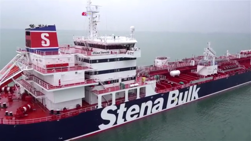 Con tàu Stena Impero của Anh bị Iran tịch thu. Ảnh: Stena AB