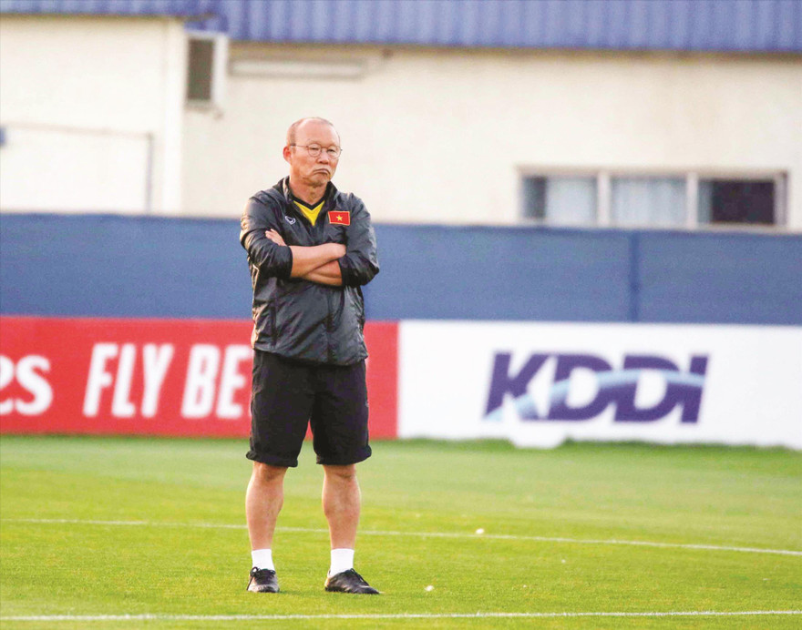 HLV Park Hang Seo khẳng định chưa bao giờ đòi hỏi về tiền bạc với VFF. Ảnh: VSI