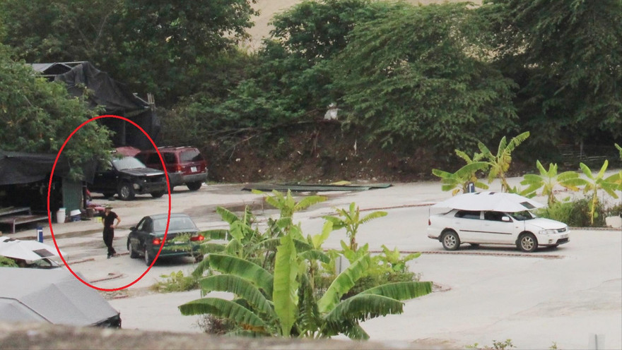 Sân tập, dạy lái xe “chui” tại số 312 Nguyễn Xiển vẫn hoạt động tấp nập những ngày qua. Ảnh: A.Trọng