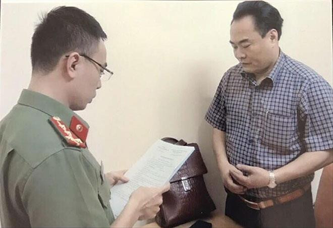 Ông Trần Đức Trung thời điểm bị khởi tố bị can