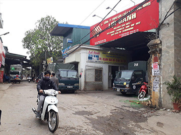 Cty Đức Minh xây dựng trên đất nông nghiệp Ảnh: P.V