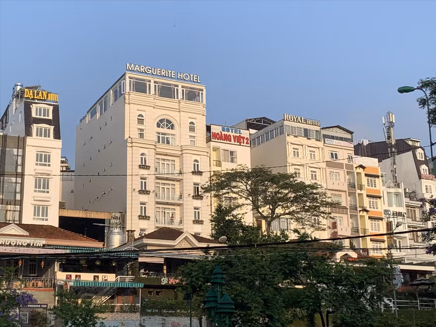 Giá đất trên đường Nguyễn Chí Thanh (TP Đà Lạt) bị "thổi" lên rất cao Ảnh: Kim Anh