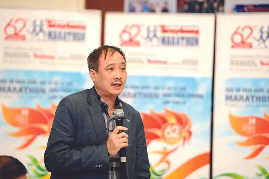 Ông Nguyễn Mạnh Hùng, TTK Liên đoàn điền kinh Việt Nam: Mở rộng cơ hội cho tất cả VĐV phong trào tham dự SEA Games   ảnh: PV