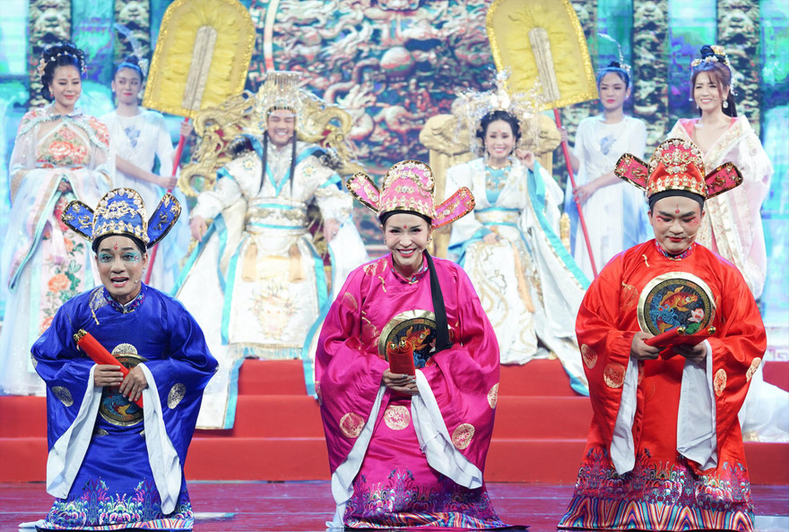 Một tiết mục trong Táo Xuân THVL năm nay 