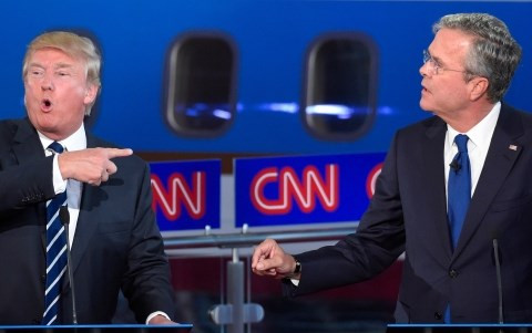 Tỷ phú Donald Trump và đối thủ Jeb Bush
