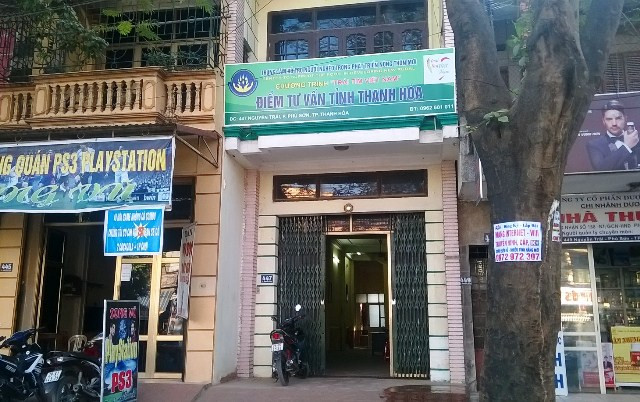 Trung tâm tư vấn của Chương trình Trái tim Việt Nam tại tỉnh Thanh Hóa. Ảnh: Vietnamnet
