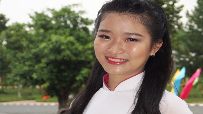 Phan Thị Thanh Hoa, Huyện Đoàn Long Thành, tỉnh Đồng Nai. Ảnh: Nguyễn Minh