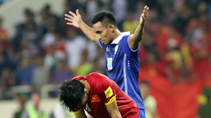 Dù có mời Kiatisuk về dẫn dắt thì ĐTVN vẫn còn khoảng cách chênh lệch rất lớn trước người Thái. Ảnh: VSI