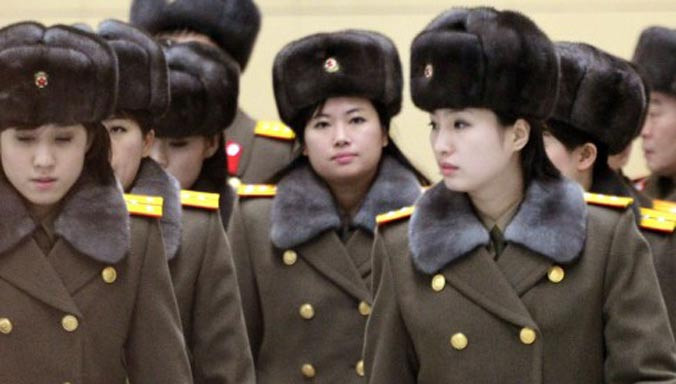 Các thành viên trong ban nhạc nữ Moranbong được ví như nhóm Spice Girls của Anh. Ảnh: SCMP