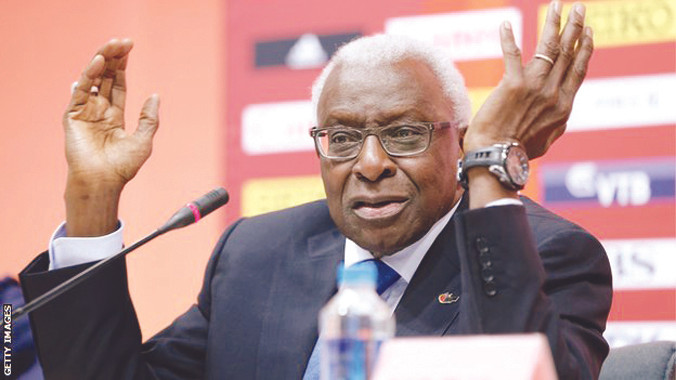 Cựu Chủ tịch IAAF Lamine Diack. Ảnh: GETTY IMAGES